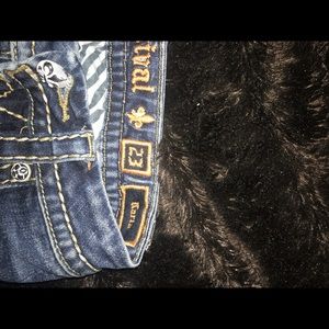 Rock revival Karla skinny destroyed jeans